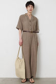 【THE PAUSE】リネン混カイキンジャンプスーツ