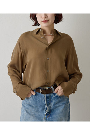 ウィム ガゼット/Whim Gazetteの【予約販売】キュプラフィブリルシャツ(110400/110403)