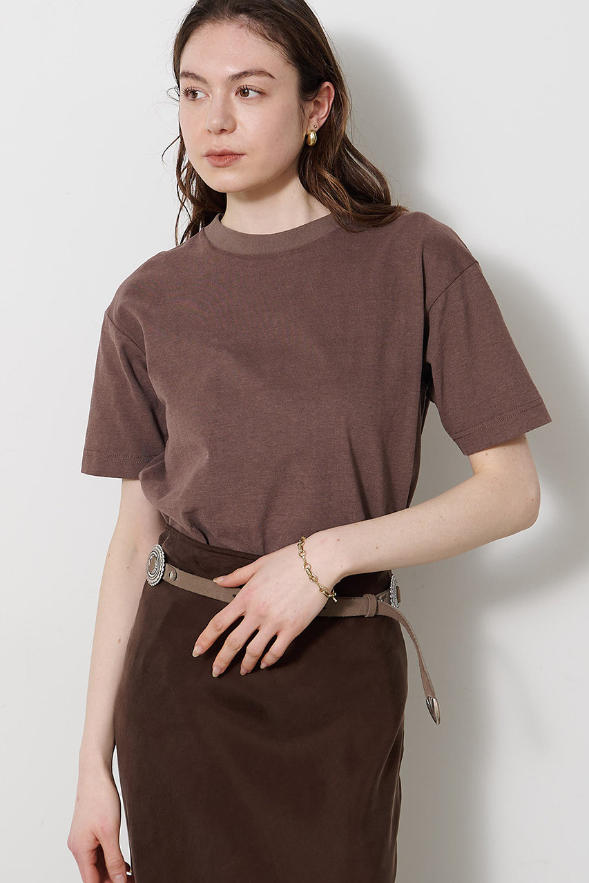 ウィム ガゼット/Whim Gazetteの【予約販売】ヴィンテージ天竺Tシャツ(ブラウン/WGZ1061406A0007)