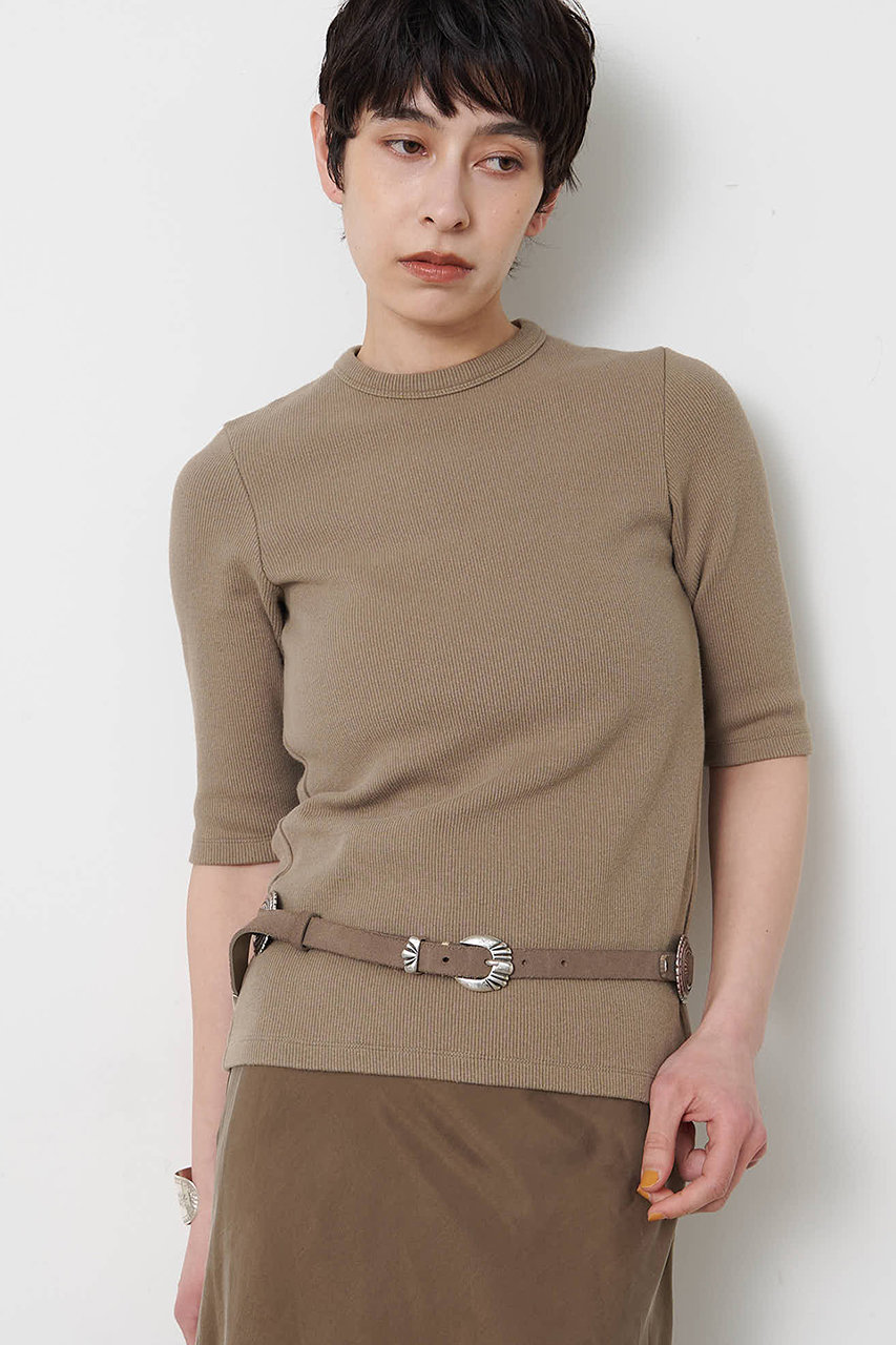 ウィム ガゼット/Whim Gazetteの【予約販売】ヴィンテージテレコTシャツ(カーキ/WGZ1061406A0001)