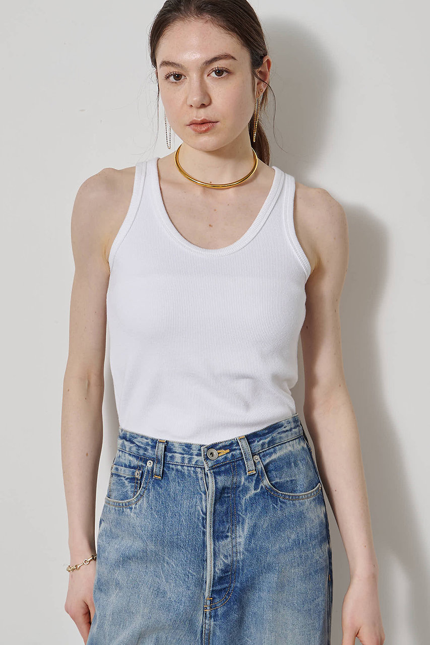 ウィム ガゼット/Whim Gazetteの【予約販売】ヴィンテージテレコタンク(オフホワイト/WGZ1061406A0002)