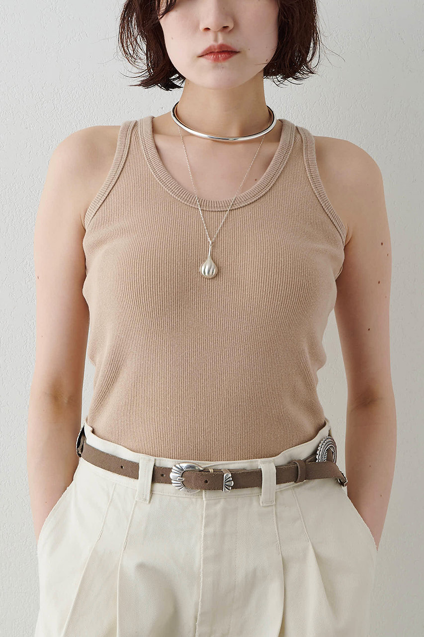 ウィム ガゼット/Whim Gazetteの【予約販売】ヴィンテージテレコタンク(ベージュ/WGZ1061406A0002)