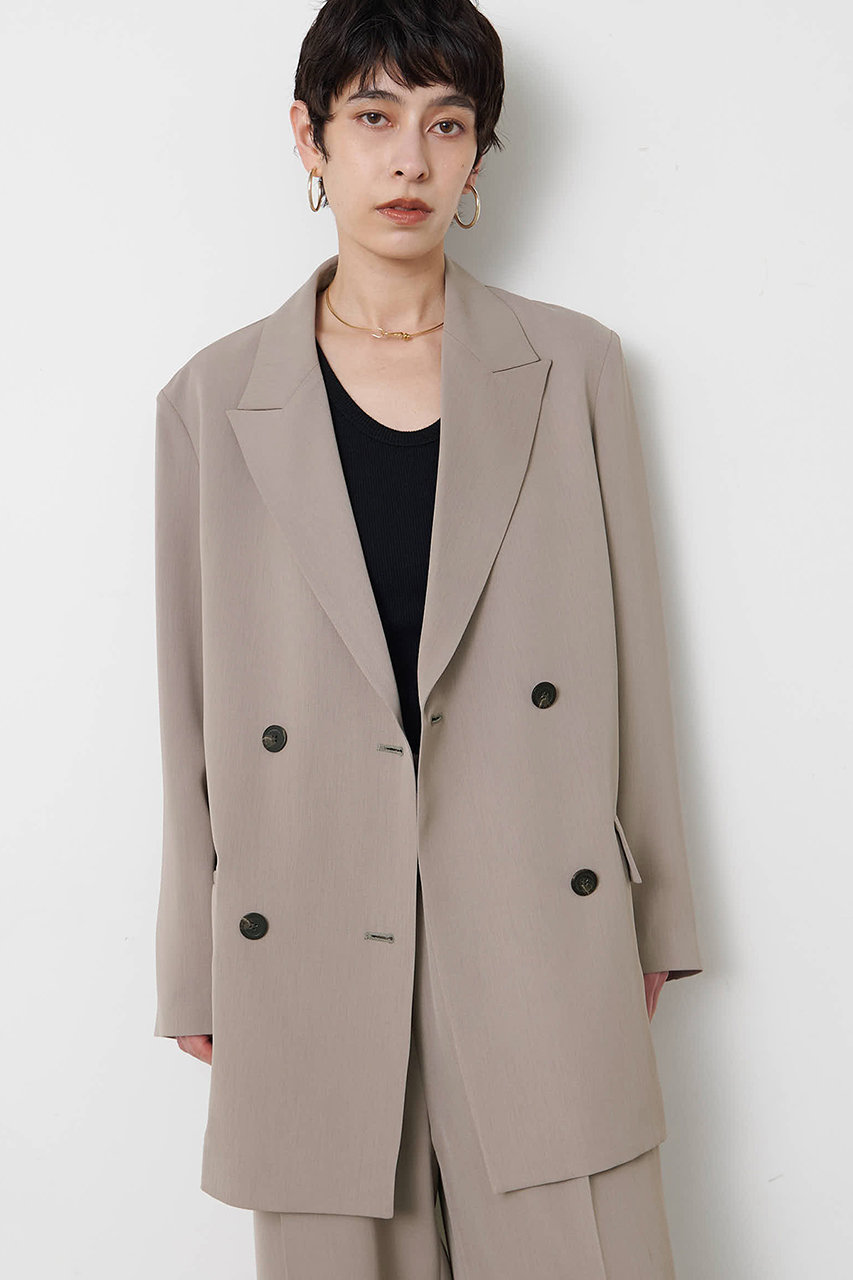 ウィム ガゼット/Whim Gazetteの【予約販売】ツイルダブルブレストジャケット(グレー/WGZ1061407A0002)