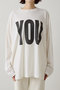 【予約販売】【KATHARINE HAMNETT】別注YOU ロングスリーブTシャツ ウィム ガゼット/Whim Gazette