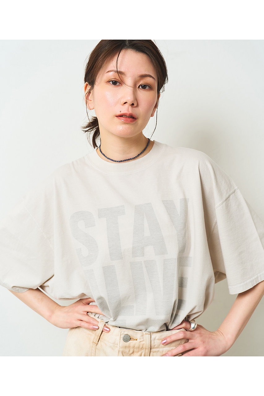 【KATHARINE HAMNETT】別注バックプリントロゴTシャツ