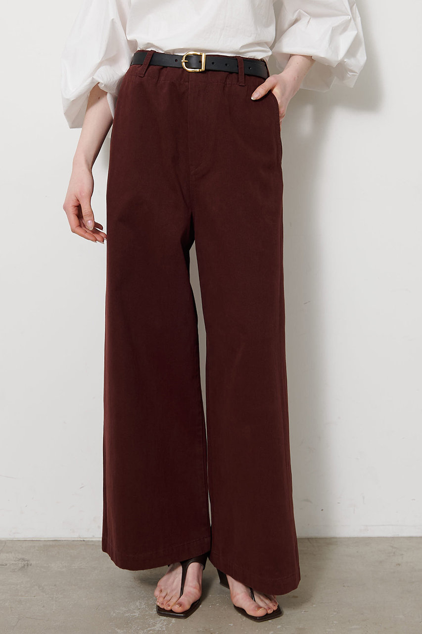 ウィム ガゼット/Whim Gazetteの【予約販売】ワンウォッシュチノパンツ(バーガンディー/WGZ1061402A0005)