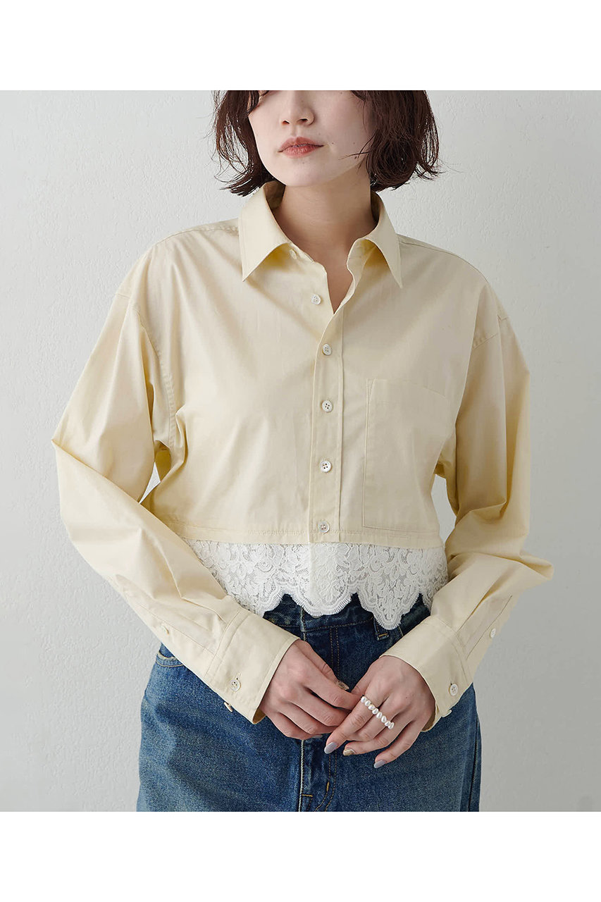 レースコンビシャツ