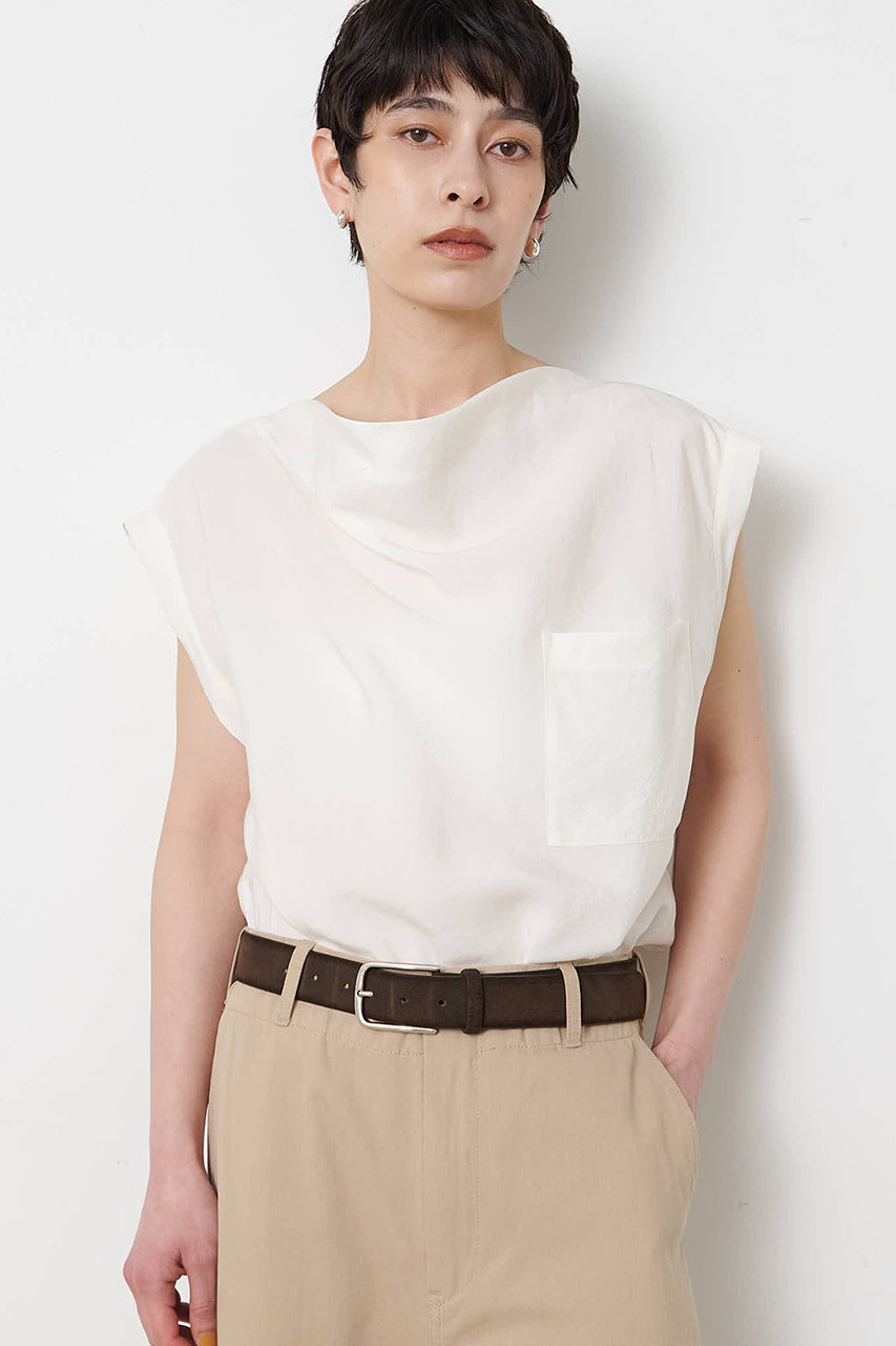 ウィム ガゼット/Whim Gazetteの【予約販売】ドレープブラウス(オフホワイト/WGZ1061504A0003)