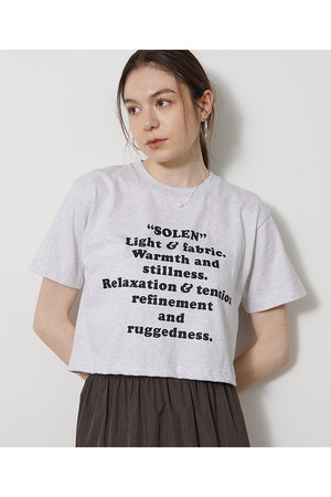 ウィム ガゼット/Whim Gazetteの【予約販売】レタリングTEE(110100/110102)