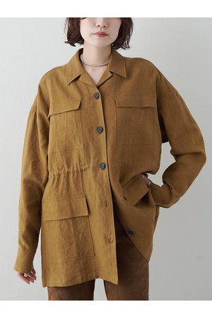 ウィム ガゼット/Whim Gazetteの【予約販売】リネンポケットジャケット(110800/110801)