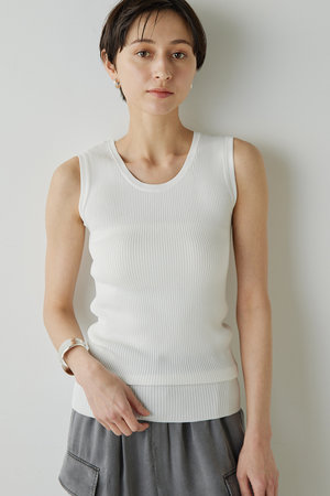 ウィム ガゼット/Whim Gazetteの【予約販売】【Drawing Numbers】リブニットタンク