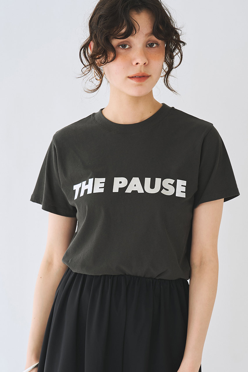 ウィム ガゼット/Whim Gazetteの【予約販売】【THE PAUSE】THE PAUSEメタリックTシャツ(チャコールグレー/WGP1061406A0002)