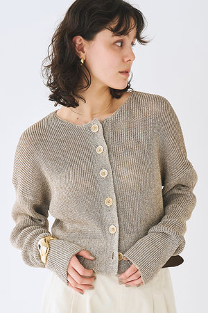 ウィム ガゼット/Whim Gazetteの【予約販売】ショートニットカーディガン(110300/110303)