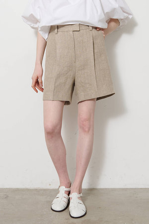 ウィム ガゼット/Whim Gazetteの【予約販売】リネンハーフタックパンツ(110600/110603)