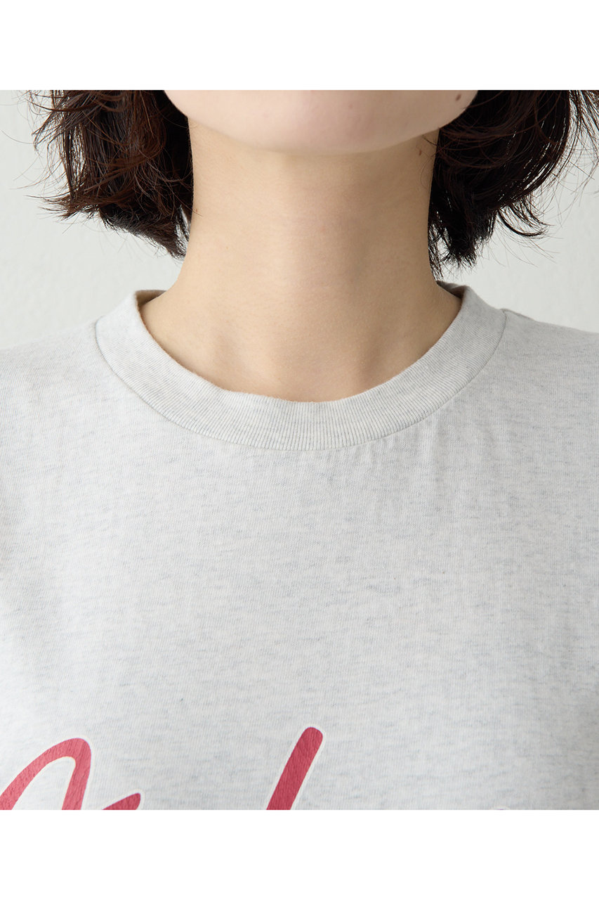 Whim Gazette(ウィム ガゼット)｜クラックプリントTシャツ/ライト