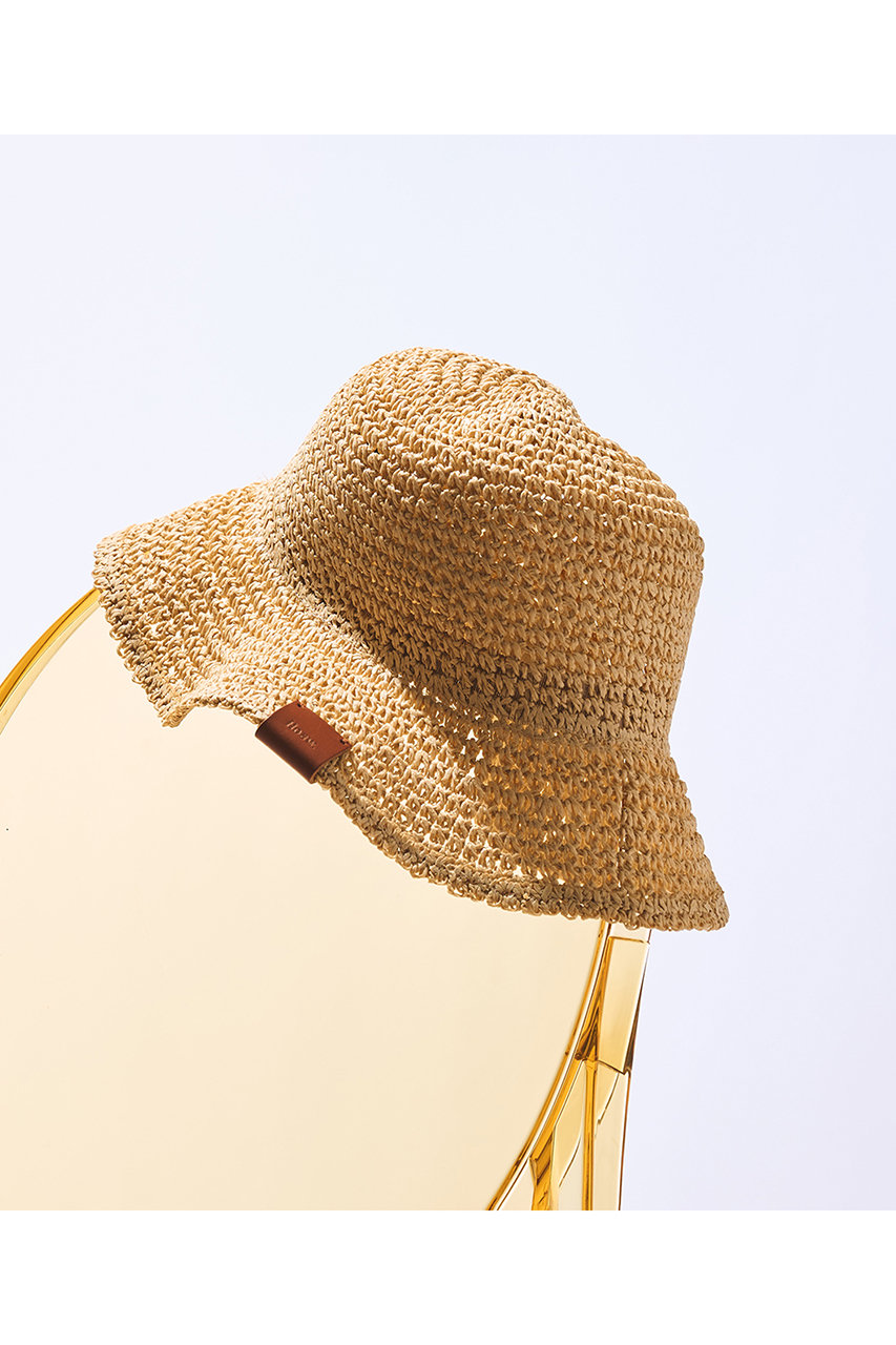 ウィム ガゼット/Whim Gazetteの【予約販売】【Hoaw.】クロシェHAT(ベージュ/WGH1061515A0001)