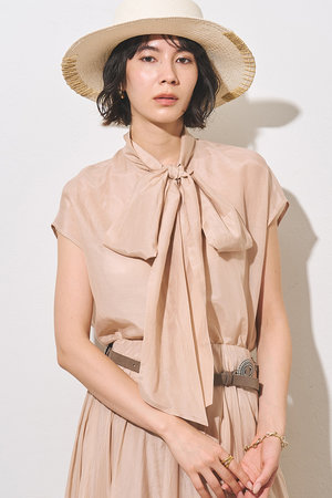 ウィム ガゼット/Whim Gazetteの【予約販売】【WEB＆一部店舗限定カラーあり】コットンシルクボウブラウス(110400/110402)