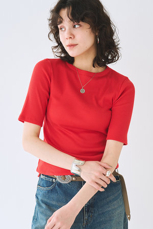 ウィム ガゼット/Whim Gazetteの【予約販売】半袖クルーネックテレコカットソー(110100/110102)