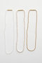 【予約販売】【Drawing Numbers】jour couture 3本セットネックレス ウィム ガゼット/Whim Gazette