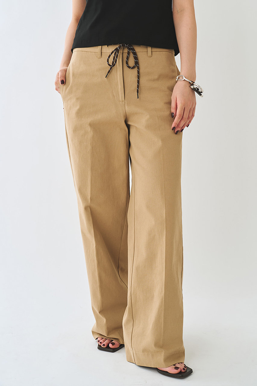 ウィム ガゼット/Whim Gazetteの【予約販売】【Nuition】ドロストチノパンツ(ベージュ/WGZ1061402A0008)