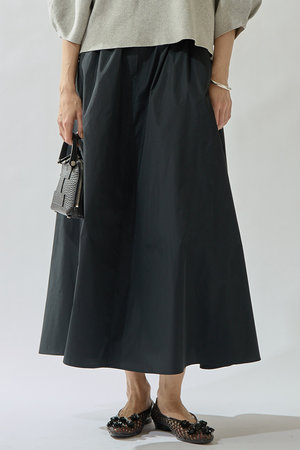 ウィム ガゼット/Whim Gazetteの【予約販売】【Drawing Numbers】タフタギャザースカート(110700/110703)