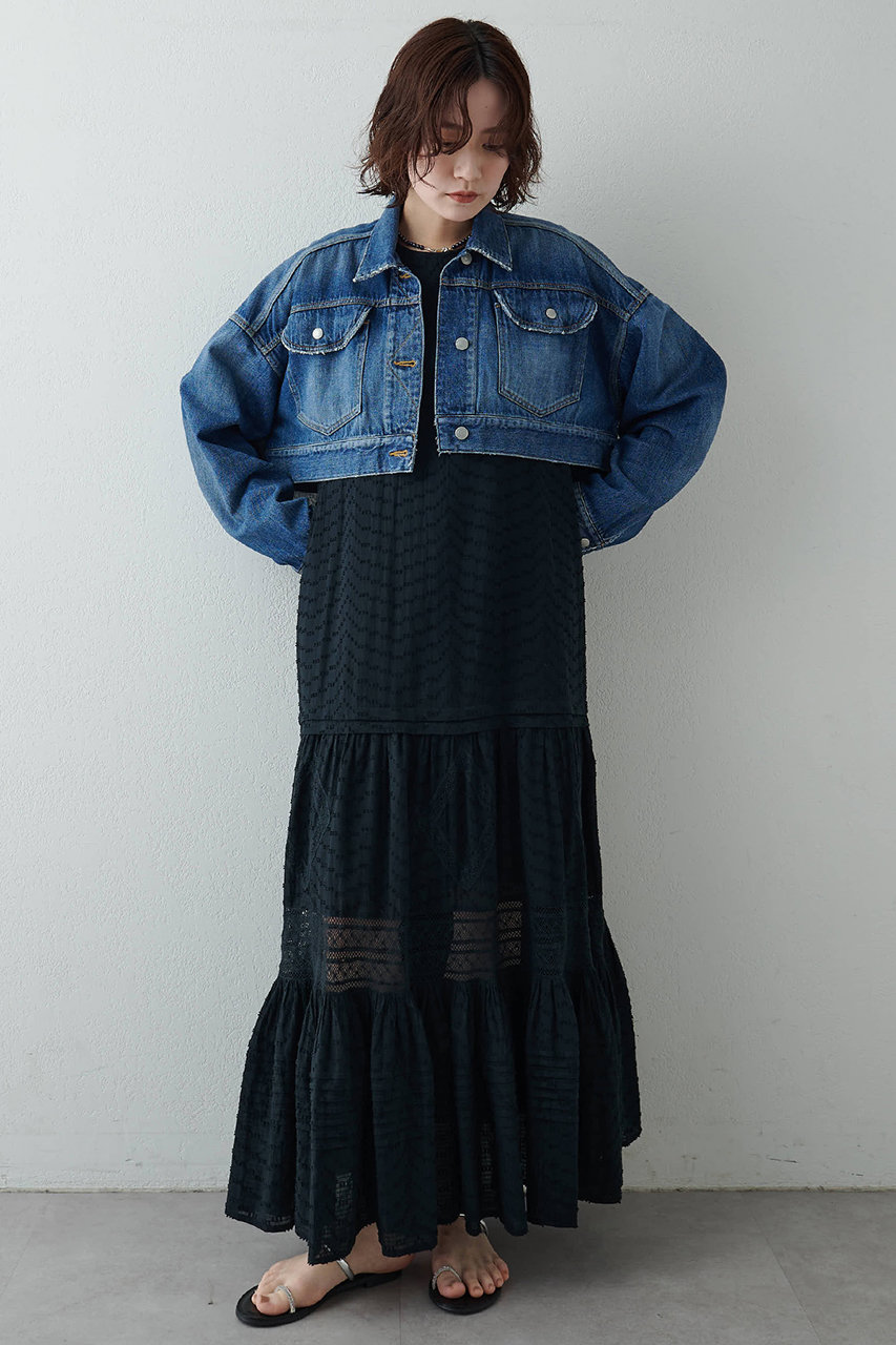 Whim Gazette デニムボアジャケット Whim Gazette(ウィム ガゼット)｜【予約販売】デニムボレロGジャン