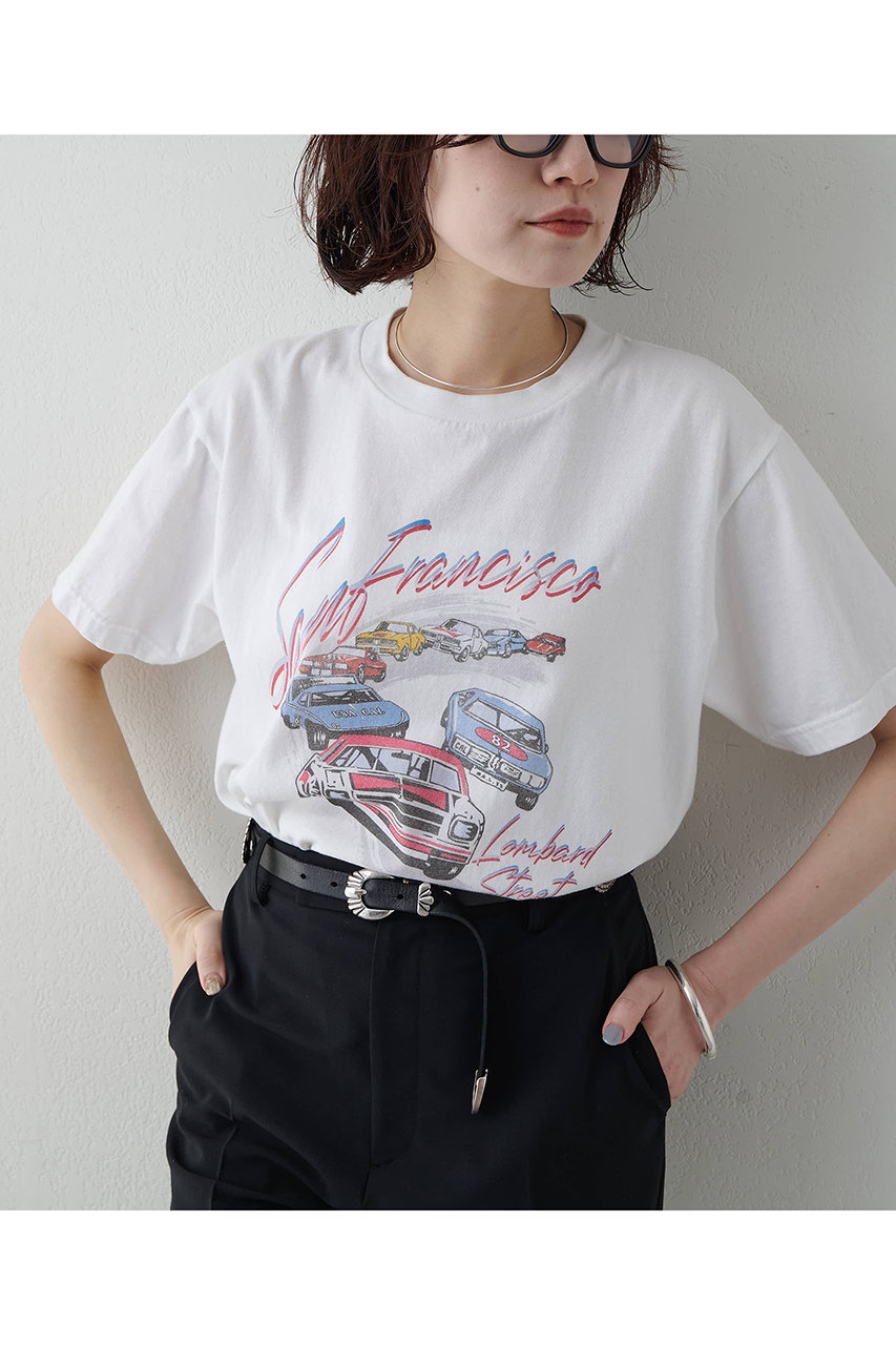 ウィム ガゼット/Whim Gazetteの【予約販売】カーレースTEE(オフホワイト/WGZ1061606A0003)