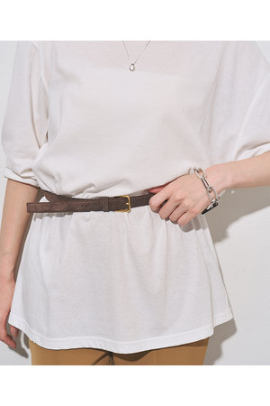 ウィム ガゼット/Whim Gazetteの【BOTERO】LAID Belt Suede(140500/140501)