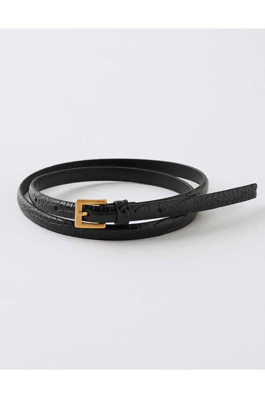 Whim Gazette(ウィム ガゼット)｜【BOTERO】Filo Belt/ブラック の通販