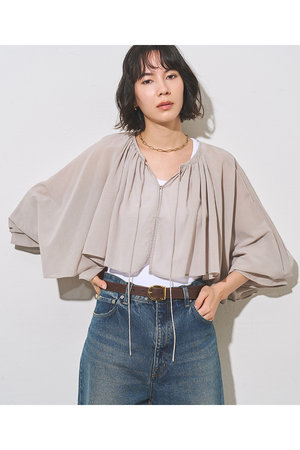 ウィム ガゼット/Whim Gazetteの【予約販売】コットンボレロブラウス(110400/110402)