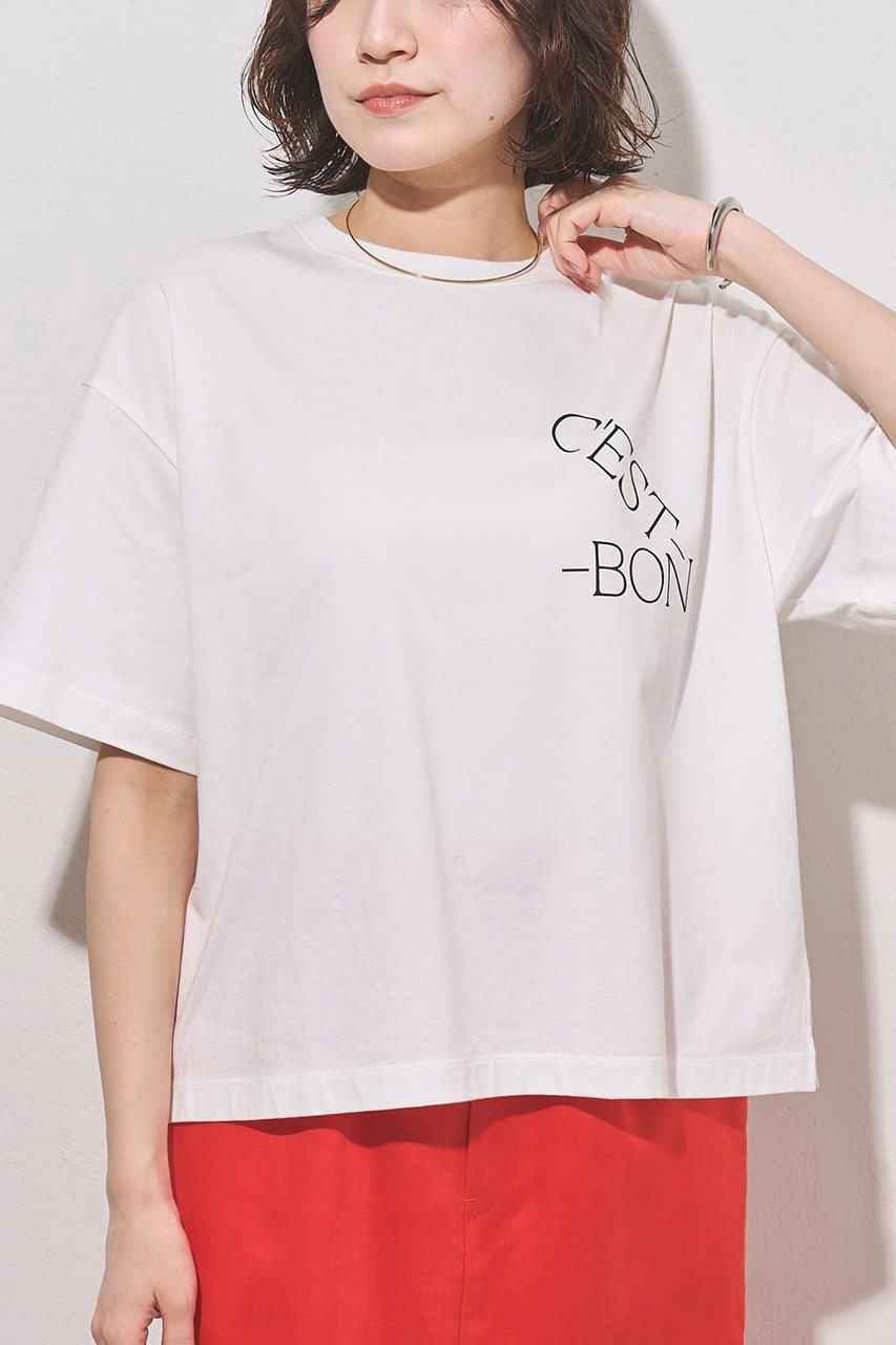 ウィム ガゼット/Whim Gazetteの【予約販売】【Drawing Numbers】セボンTシャツ(ホワイト/DNZ1061506A0003)
