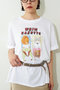 【予約販売】【UNFORTUNATE PORTRAIT】別注WHIM TEE ウィム ガゼット/Whim Gazette ホワイト