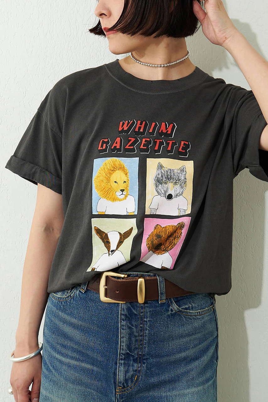ウィム ガゼット/Whim Gazetteの【予約販売】【UNFORTUNATE PORTRAIT】別注WHIM TEE(ブラック/WGZ1061706A0006)