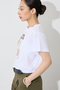【予約販売】【UNFORTUNATE PORTRAIT】別注WHIM CROP TEE ウィム ガゼット/Whim Gazette