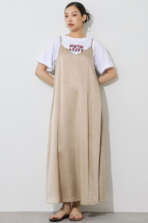 ウィム ガゼット/Whim Gazetteの【予約販売】顔料染めツイルキャミワンピース(110500/110503)