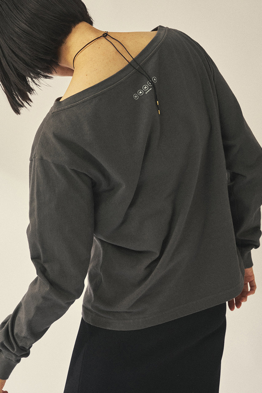 ウィム ガゼット/Whim Gazetteの【予約販売】【GEMINI】バックプリントカットソー(チャコールグレー/WGG1062106A0007)