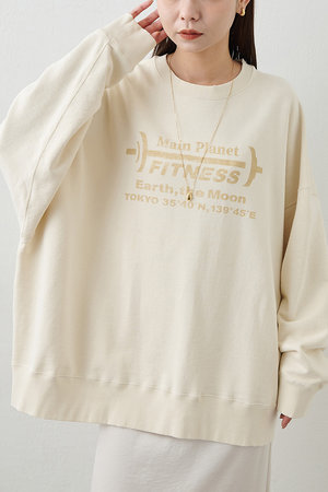 ウィム ガゼット/Whim Gazetteの【予約販売】【GEMINI】フロントプリントオーバースウェット(110100/110105)
