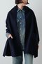 【予約販売】リバーケープストール〈WEB限定カラーあり〉 ウィム ガゼット/Whim Gazette ネイビー