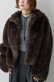 〈WEB限定〉【THE PAUSE】フェイクトスカーナショートコート