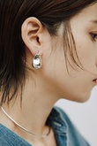 【Hoaw.】オーバルシルエットピアス