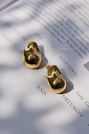 ウィム ガゼット/Whim Gazetteの【予約販売】【Hoaw.】オーバルシルエットピアス(150100/150101)