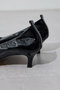 【予約販売】【Hoaw.】ギャザーエナメルパンプス〈WEB限定サイズあり〉 ウィム ガゼット/Whim Gazette