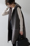 【予約販売】〈WEB限定カラーあり〉【THE PAUSE】ボアフードロングジレ ウィム ガゼット/Whim Gazette