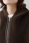 【予約販売】〈WEB限定カラーあり〉【THE PAUSE】ボアフードロングジレ ウィム ガゼット/Whim Gazette