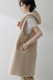 【予約販売】〈WEB限定カラーあり〉【THE PAUSE】ボアフードロングジレ ウィム ガゼット/Whim Gazette