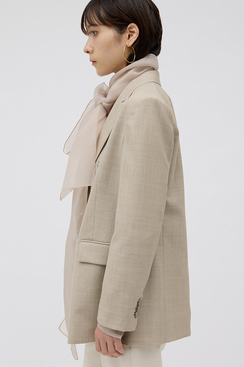 【極美品】ウィムガゼット　シャギージャケット　ベージュ　2024AW Whim Gazette(ウィム ガゼット)｜【予約販売】ダブルジャケット