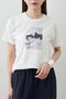 【Drawing Numbers】キャットTシャツ ウィム ガゼット/Whim Gazette ホワイト
