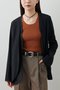 【Drawing Numbers】レイヤードノーカラージャケット ウィム ガゼット/Whim Gazette ブラック
