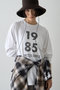 【予約販売】1985ロングTシャツ ウィム ガゼット/Whim Gazette オフホワイト