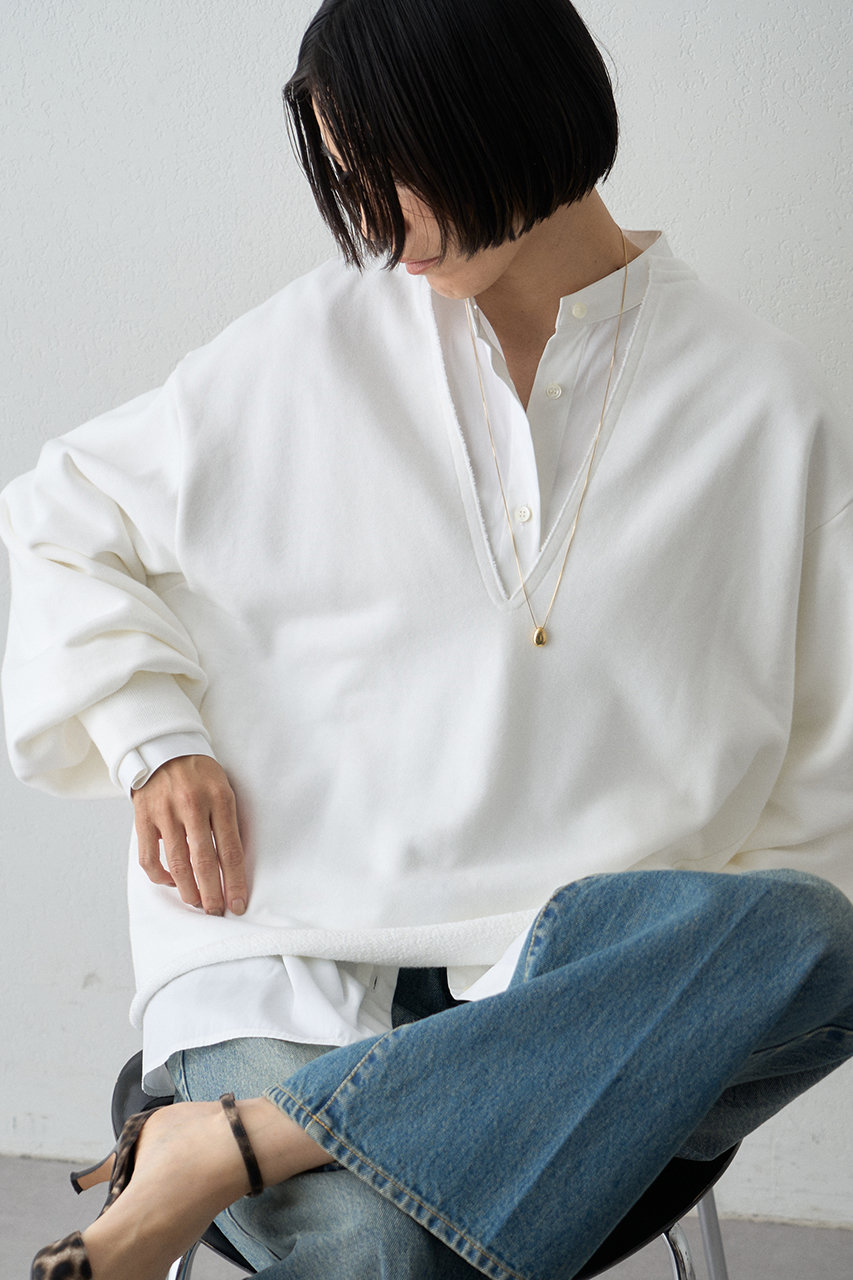 Whim Gazette(ウィム ガゼット)｜【予約販売】ミドルスウェットVプル